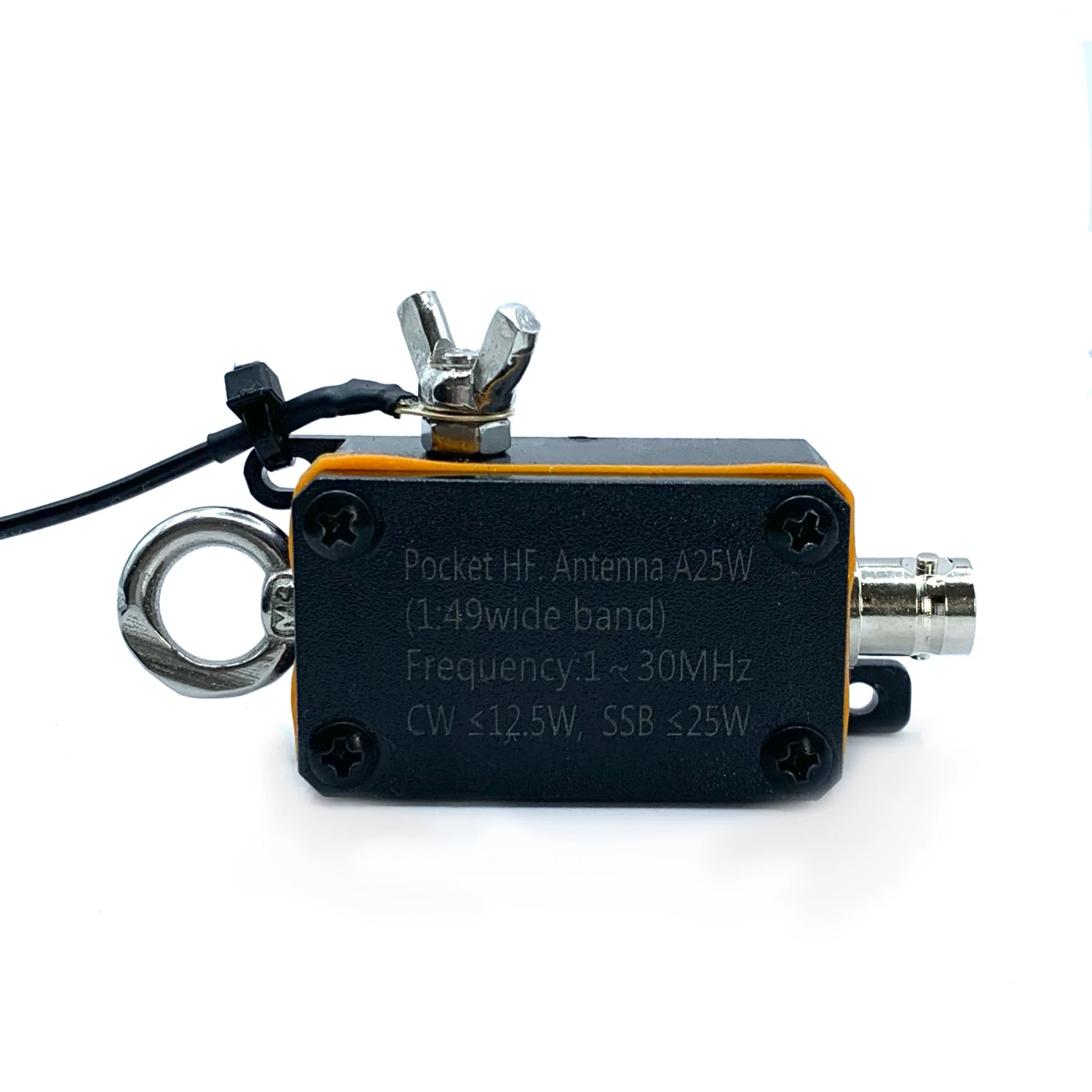 A25 Pocket HF Antenna 1-30MHz SWR Shortwave Antenna Radio Inverted V Horizontal Balun Long Line Wideband End-fed Communication ﻿