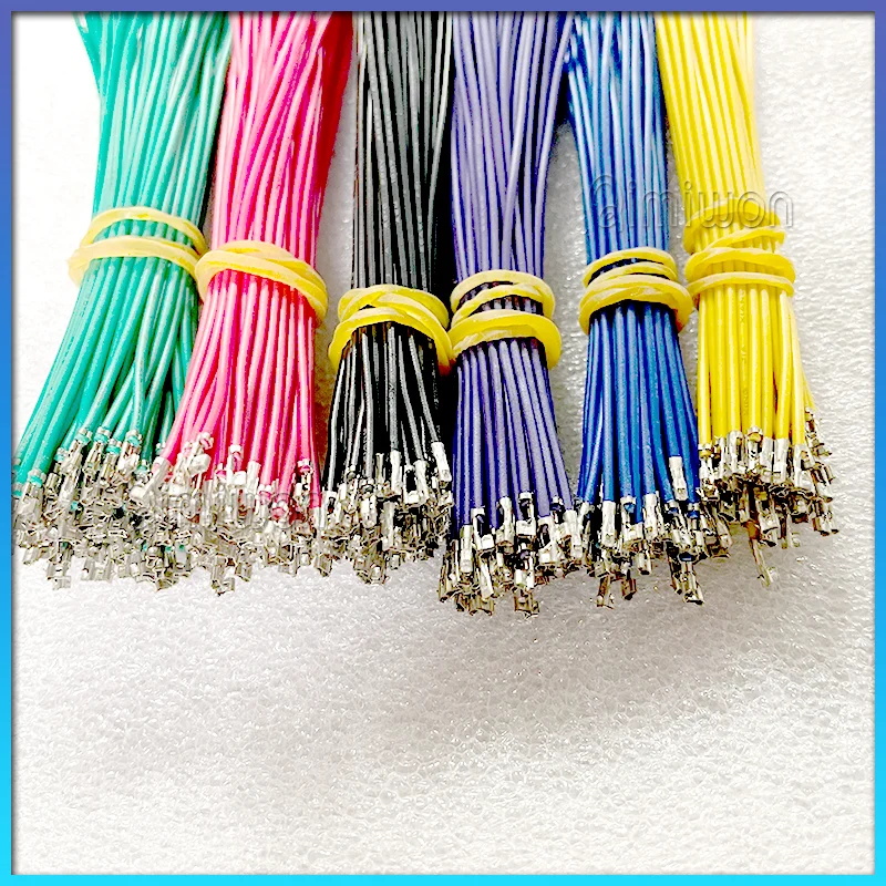 100PCS/LOT PH2.0mm spacing double headed pressure spring non plug shell terminal wire 22/24/26AWG electronic connection wire