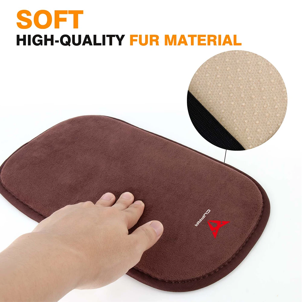 Car Armrest Mat Center Console Arm Rest Protection Cushion Car Armrest Storage Box Cover Pad For Seat Cupra FR Ibiza Leon Toledo