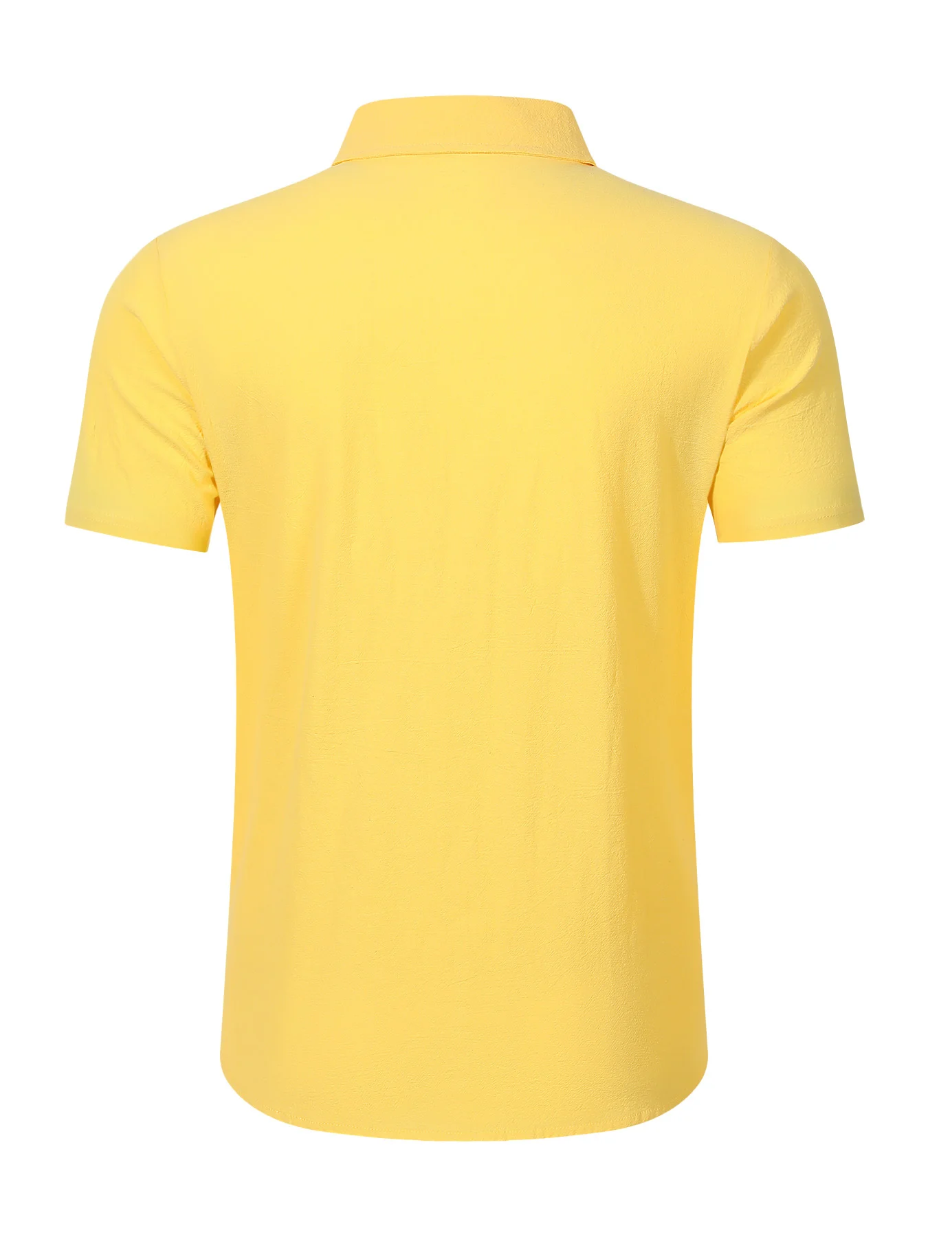 Summer New Men's Short Sleeved Shirt Casual Linen Fashion High Street Double Pocket Shirt Men's European Size Tops