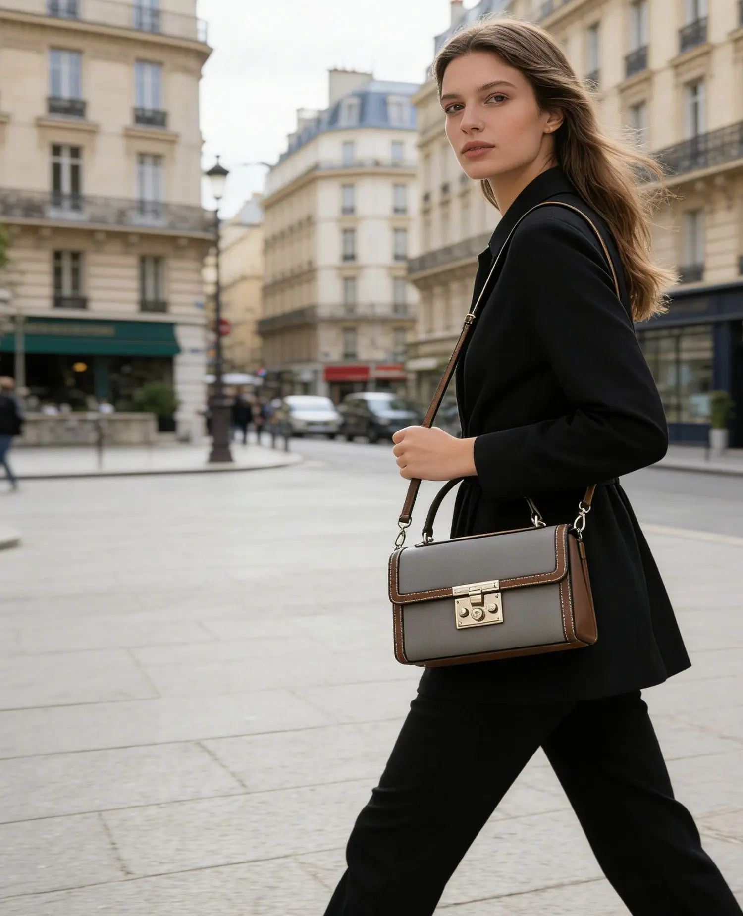 

Women's handbag high-end feeling, light luxury diamond grid small square bag, shoulder and crossbody