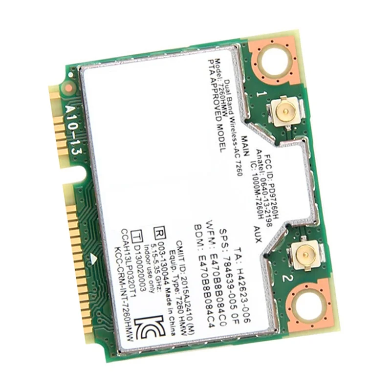 ELECT-AC7260 Wireless Wifi Card WIFI5 2.4G/5G Dual-Band 1200Mbps AC7260 Gigabit Network Card With Bluetooth 4.0