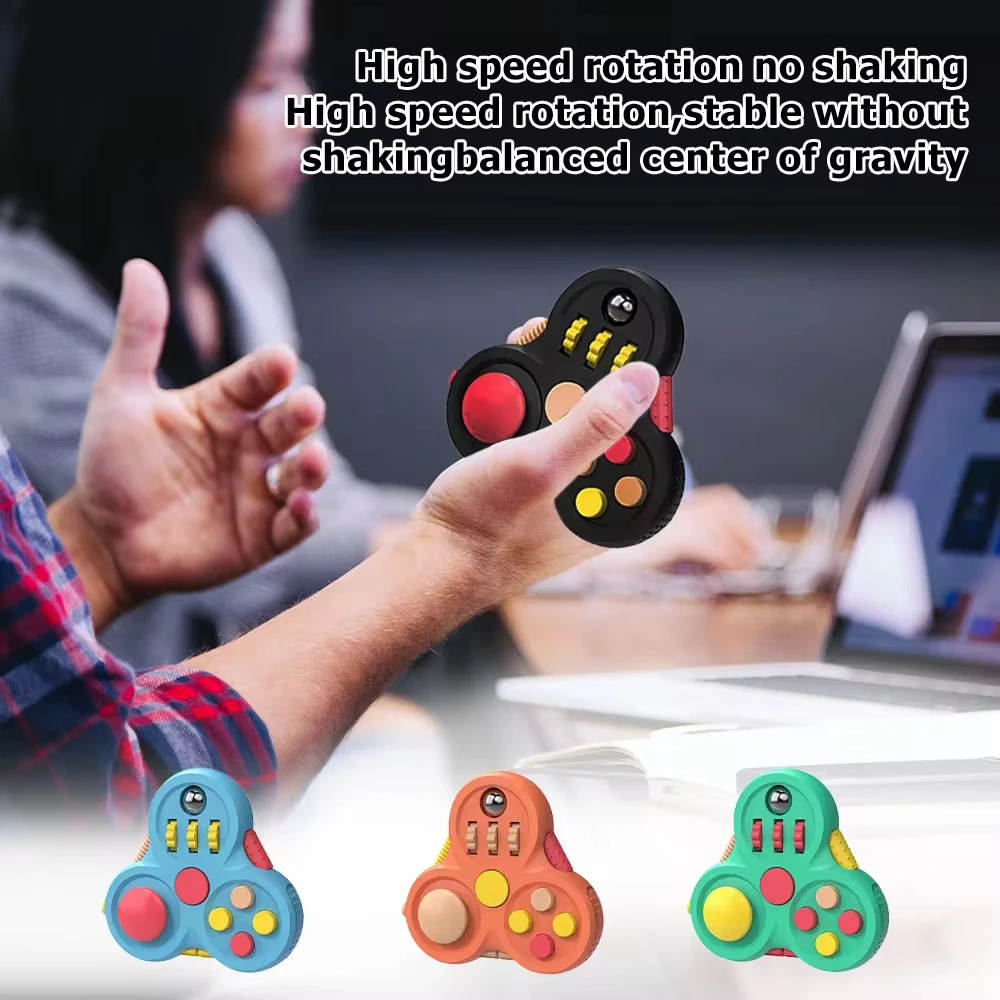 Gyroscope Magic Cube Game Controller Fingertip Game Decompression Dice for Autism Adhd Anxiety Relieve Adult Children Toys