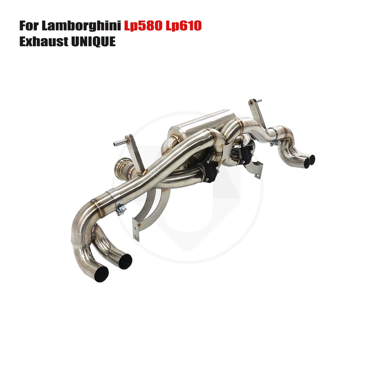 UNIQUE Designs Lamborghini Lp580 Lp600 Lp610 v10 5.2L ss304 stainless steel sports Valved  Exhaust System