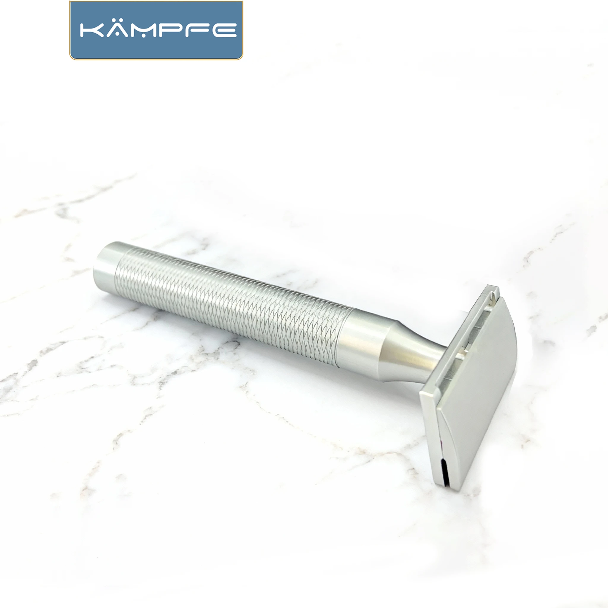 KAMPFE Aluminum CNC Machined Single Edge Safety Razor - Old Fashioned Shaving Razor for Men And Women Bumps Removal Gift