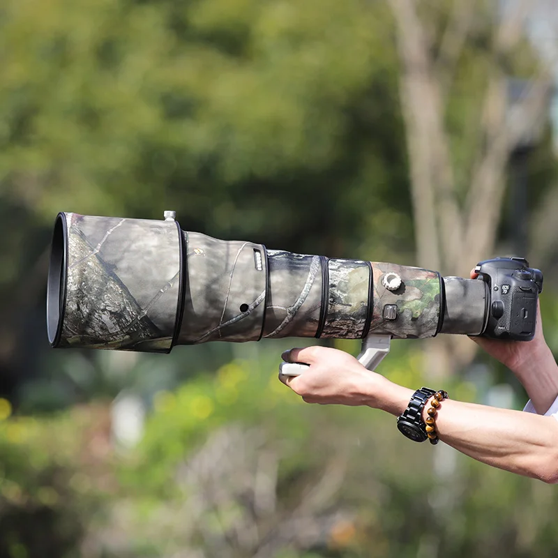 Imagem -04 - Camuflagem Lente Cabolsa para Canon ef 800 mm F5.6 l é Usm Impermeável e Impermeável Capa de Proteção