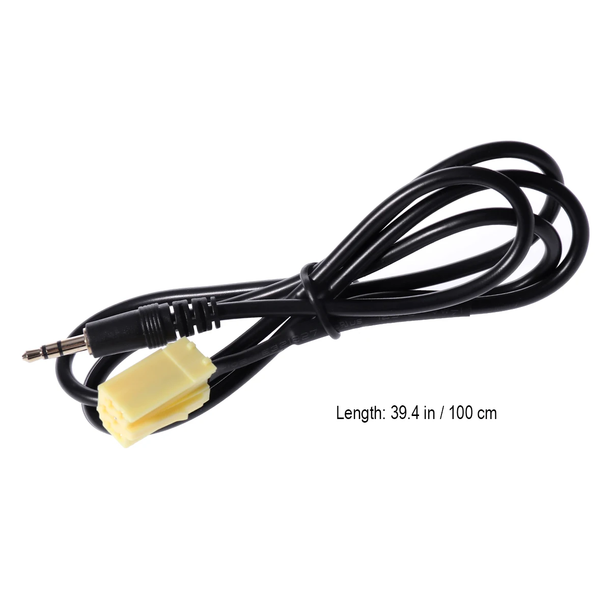 

3.5Mm Aux Input Cable Audio Music Mp3 Mp4 Smartphone Compatible Universal Fit Auxiliary Cord For Car