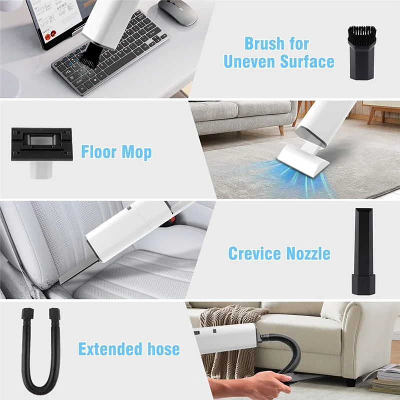 Battery Powered Handheld Vacuum Cleaner Test Winner 20000Pa Wireless Car Handheld Vacuum Cleaner