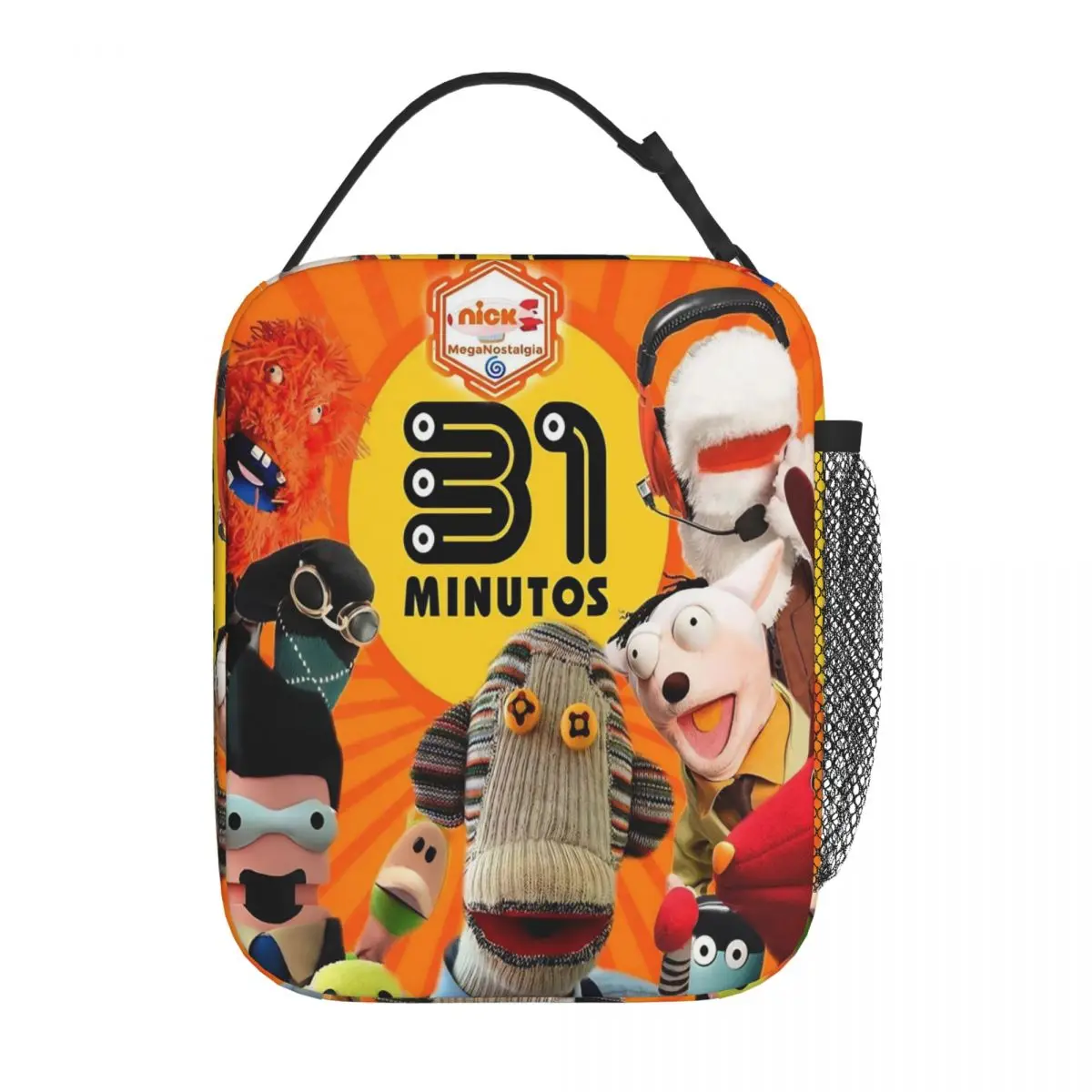 31 Minutos Comedia Chilena Bolsa de almuerzo aislada Tulio Trivino Contenedor de almuerzo Bolsa refrigeradora Tote Fiambrera Bolsos de comida escolar