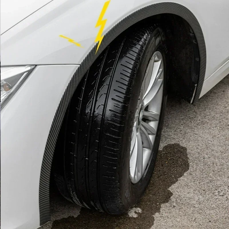 

Декоративные расширенные накладки на колесные арки и боковые пороги автомобиля с узором под карбон, защитные, формованные