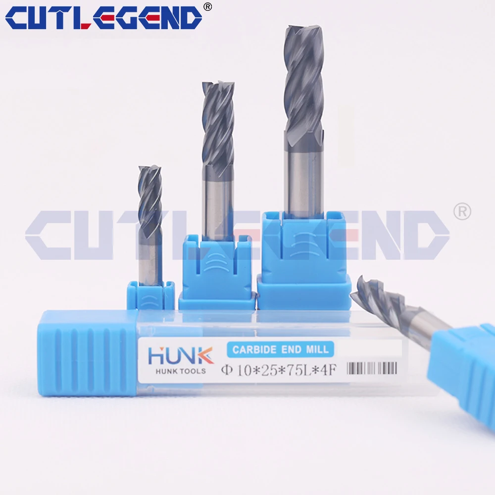 CNC Hartmetall-Schaftfräser Wolframfräser 2 4 Schneiden Metallbearbeitungswerkzeug Flachfräser 6 8 10 12 Schaft HRC55 – Detail 8