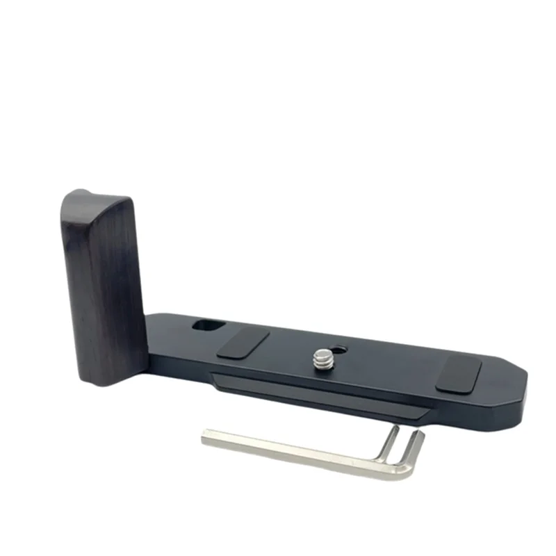 B24B Quick Release L Plate Base Wooden Grip Handle For Nikon FM FM2 FM3A FE FE2 Camera Accessories