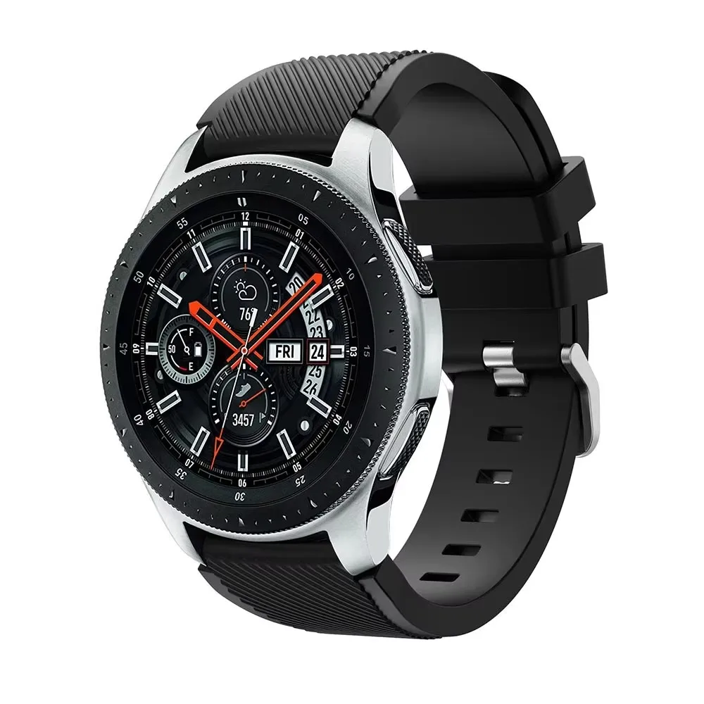 

Galaxy Watch strap 46mm Replace silicone strap For Samsung Gear S3 22mm Sports watch strap For Samsung Galaxy 46mm SM-R800 watch
