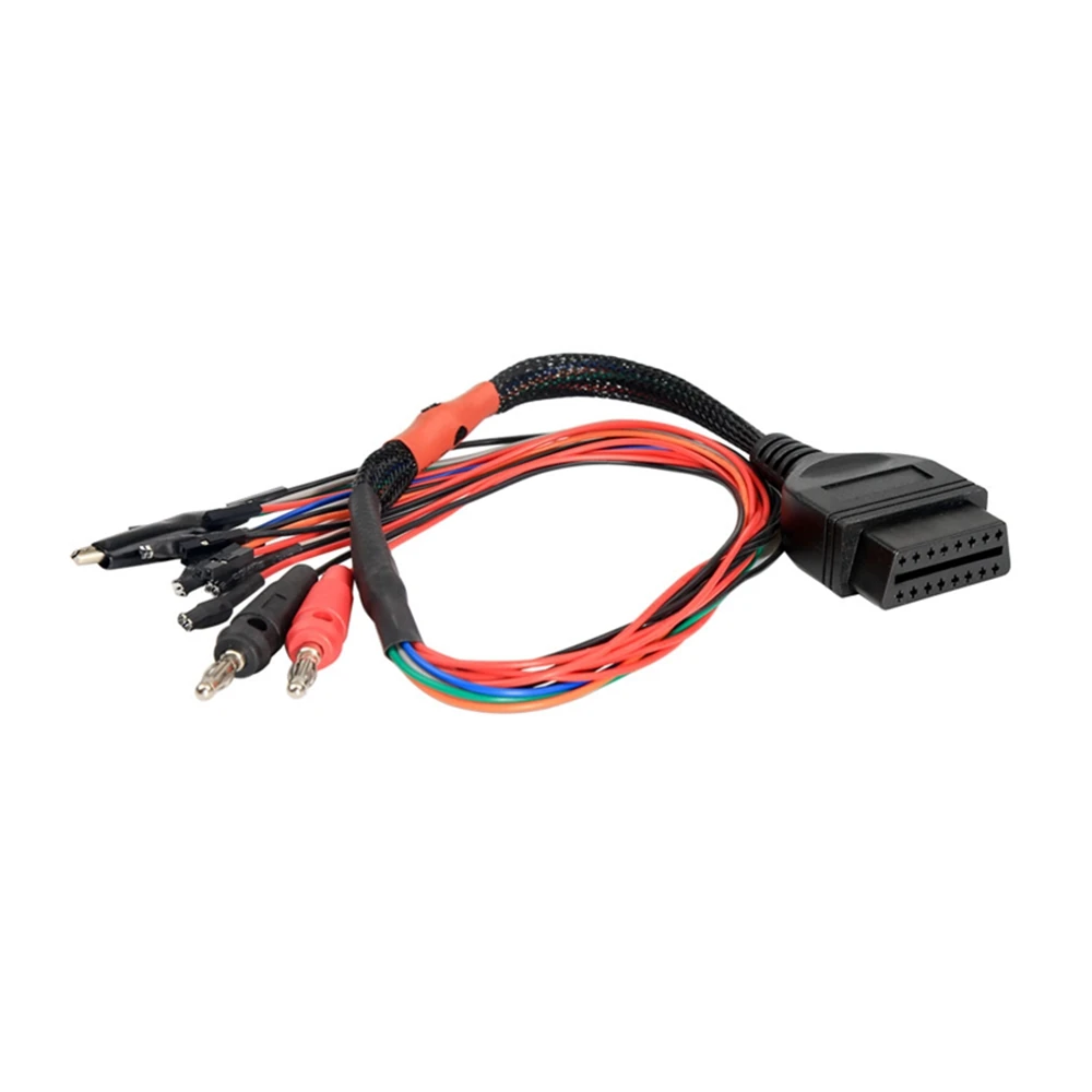 Newest OBD2 Diagnostic Adapter MPPS V21 V18 OBD Breakout Tricore Cable ECU Pinout Cable 12V Switch