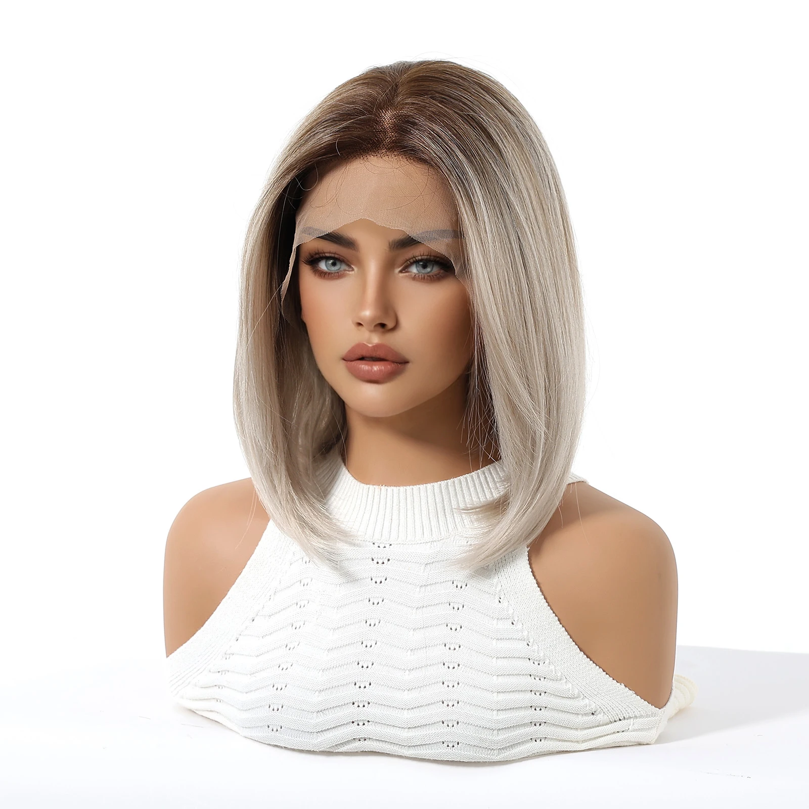 Thumbnail 2 - #75 Heat Resistant Synthetic Lace Wigs Sale