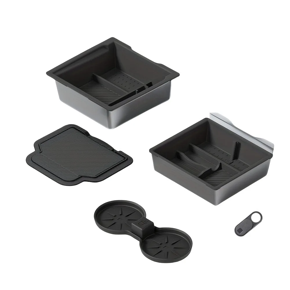 For Tesla Updated Model 3 Highland Center Console Armrest Storage Box, Interior Organizer Tray Accessory