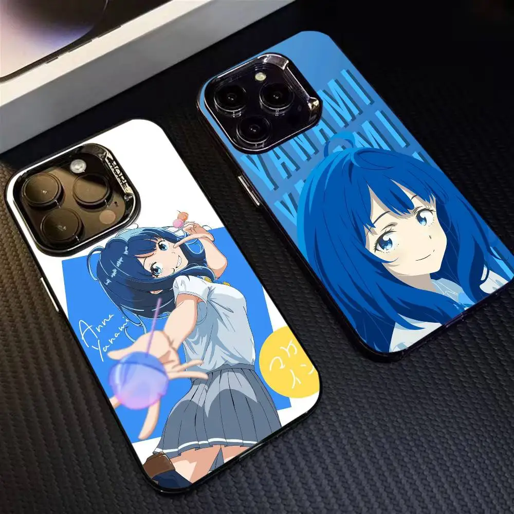 

Y-Yanami A-Anna Phone Case For iPhone 16 17 15 14 12 13 Pro Max Black Color Shockproof Cover