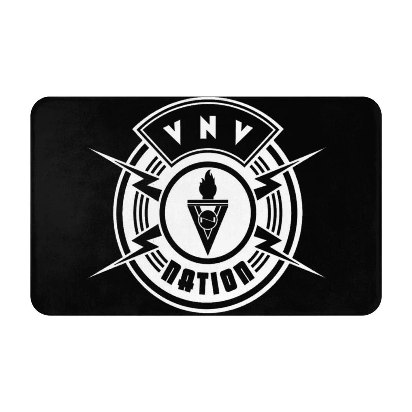 Vnv Nation Band Soft Cushion Car Home Carpet Door Mat Classic Black Flag Electronic Sub Pop Automatic Edm Irish Noire Mark