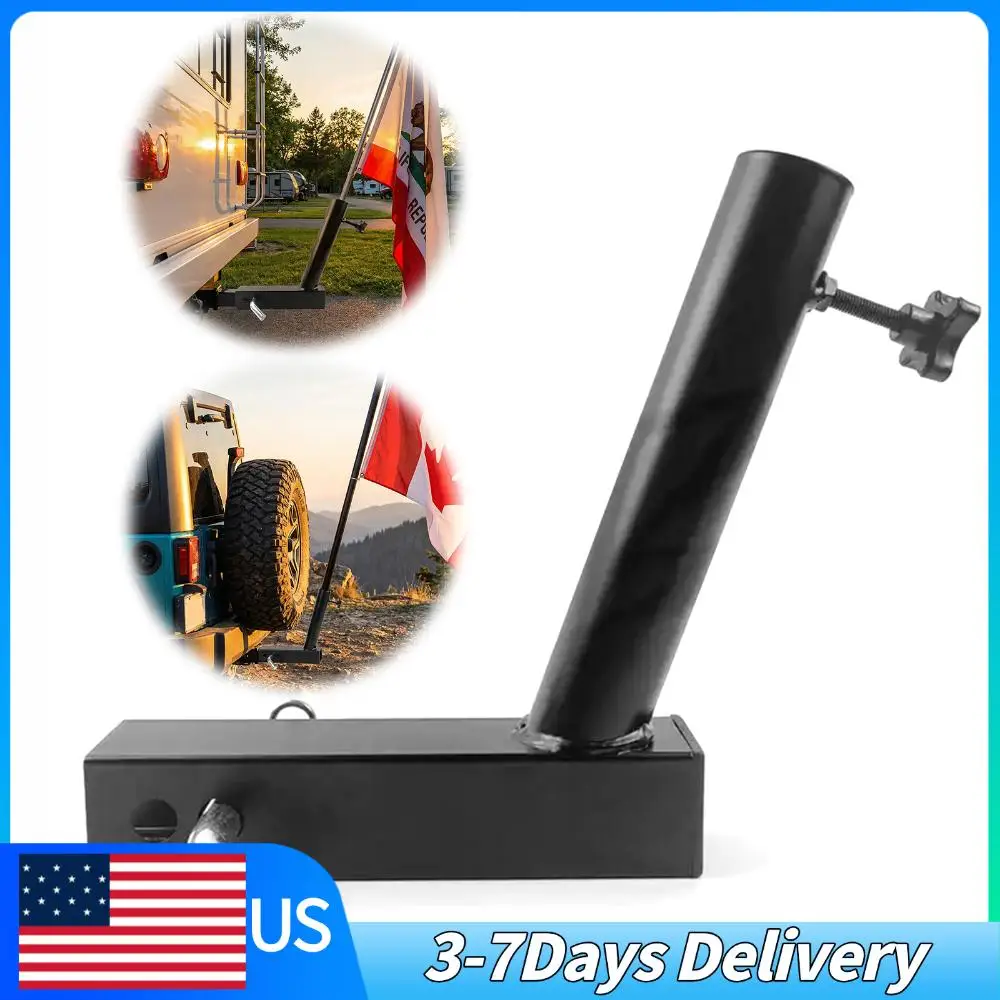 

Универсальный износостойкий держатель флагштока для прицепа, крепление на фаркоп, многофункциональный, совместимый со стандартным 2-дюймовым фаркопом.