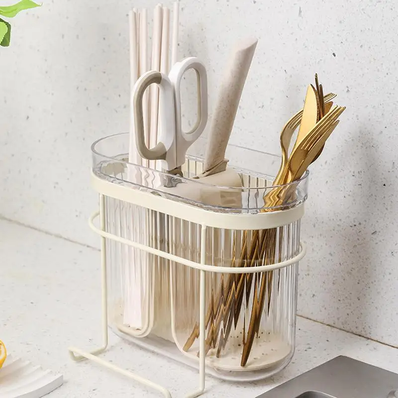 Silverware Drying Basket Wall Mount Cutlery Drainer Utensil Holder Space Saving Kitchen Cutlery Organizer Cooking Utensil Holder