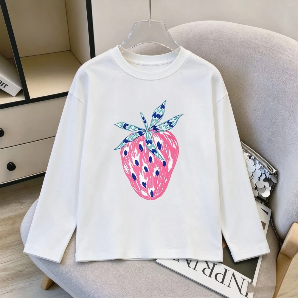 Children Long Sleeve Casual Shirt Vibrant Colors Cartoon Print For Boys And Girls Autumn Clothing Unisex Kids Soft Comfortable