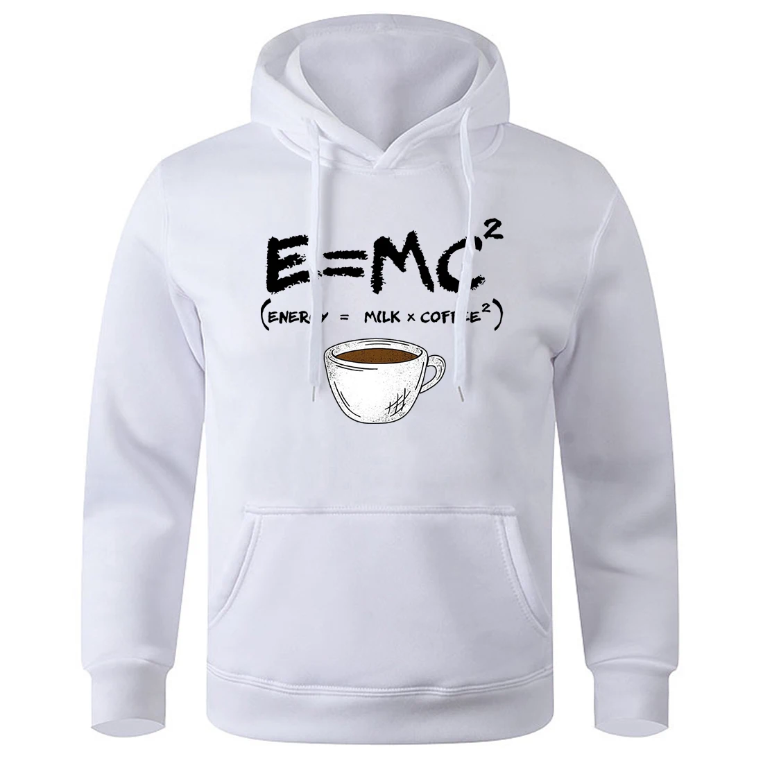 

Energy=Milk+Coffee Print Hoody Mens Soft Breathable Hoodies Basic Fashion Sports Sweatshirt Loose Oversized Classic Hooded Shirt