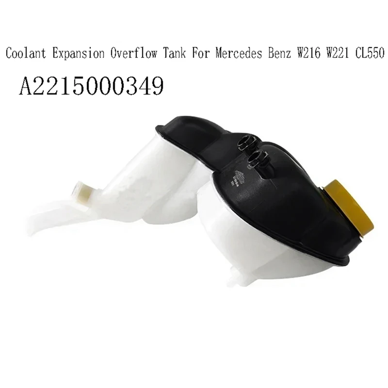 

A2215000349 Coolant Expansion Overflow Tank Bottle Cooling System Auxiliary Kettle For Mercedes Benz W216 W221 CL550