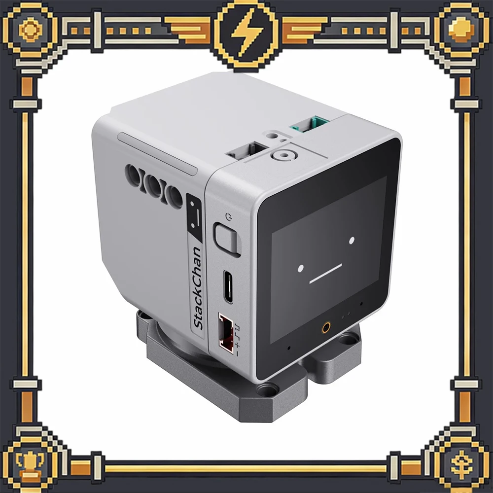 

M5Stack StackChan Smart Robot human-computer interaction Robot Nine-axis attitude sensor ESP32-S3 240MHz dual-core processor