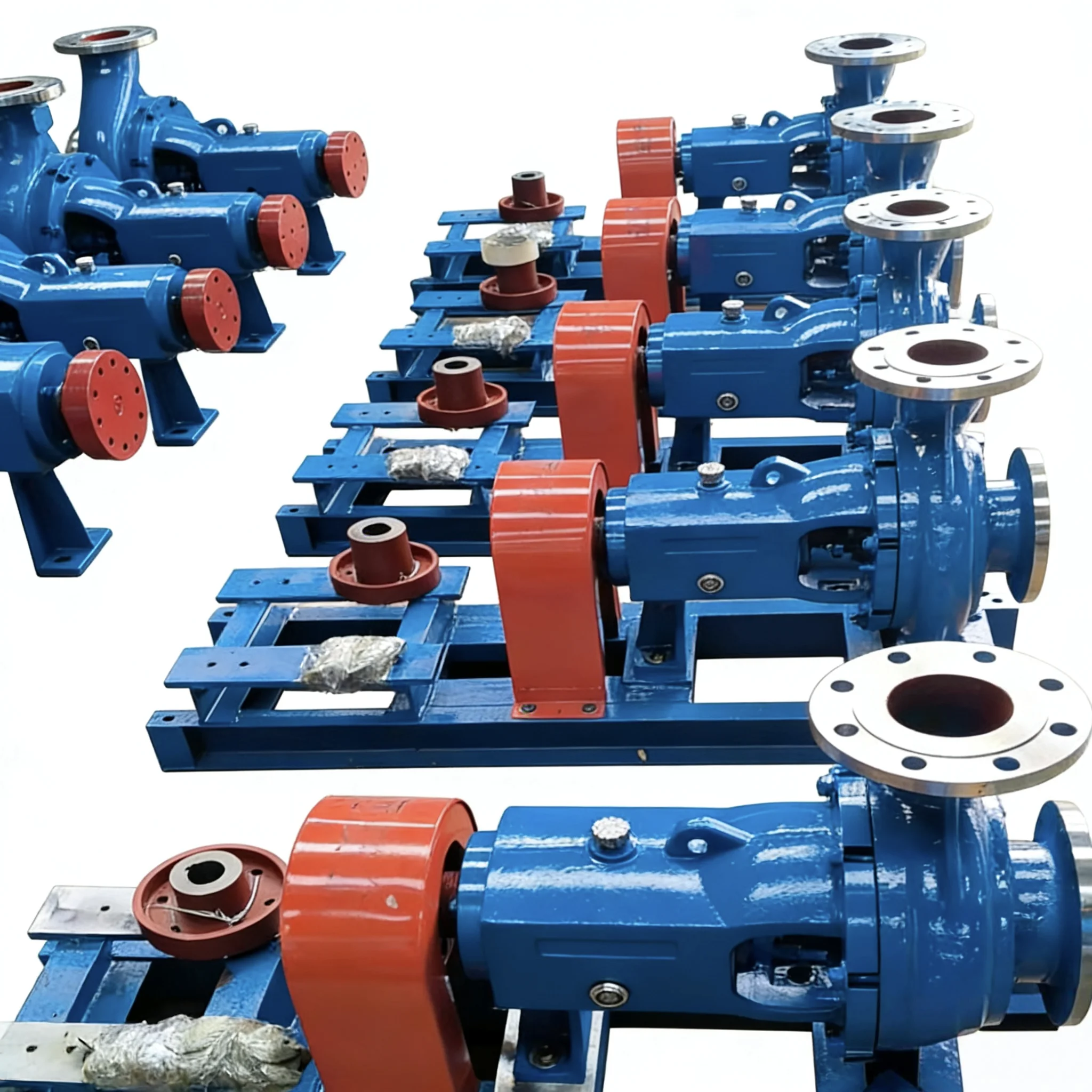 High Efficiency IH Centrifugal Pump 0.3-400m³/h Flow Rate 50-200mm Inlet Diameter 0.55-90kW Power  Resistant