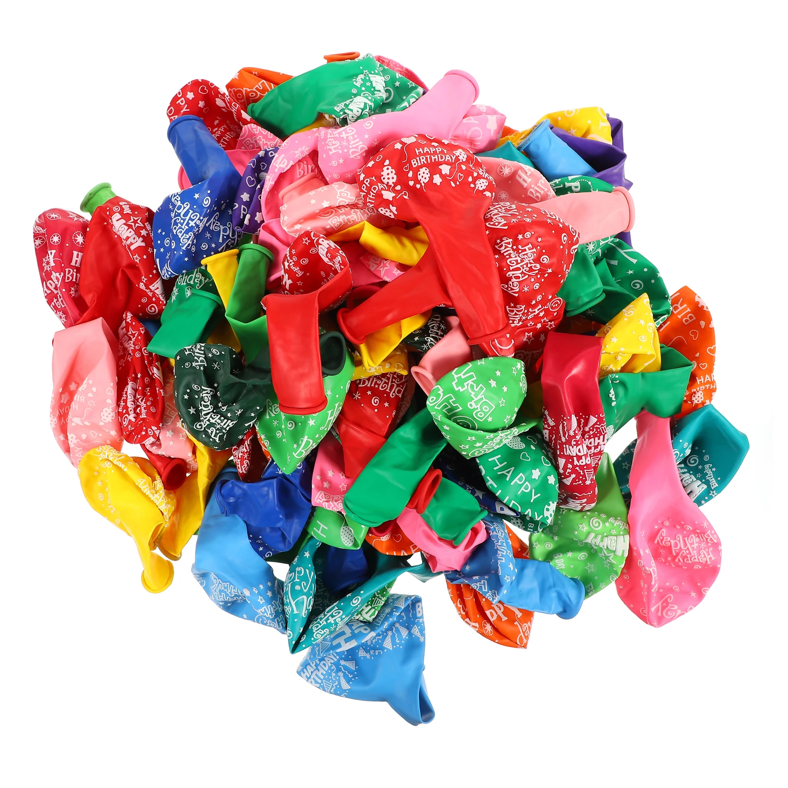 

100pcs Happy Birthday Balloons Latex Party Decorations For Christmas Wedding Birthday Event Photo Props Party Supplies