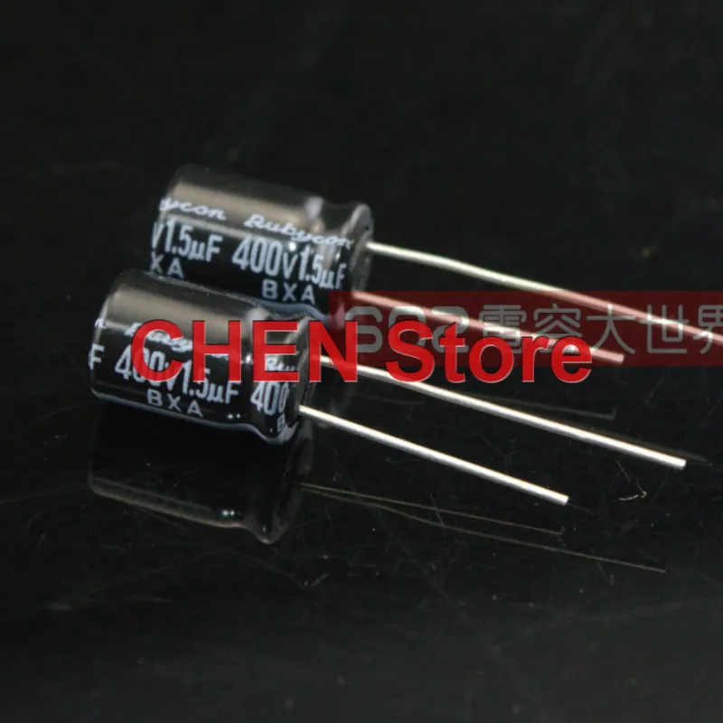 20PCS/50PCS Japan Rubycon BXA 400V1.5UF 8x12mm 105 Degree 1.5uf 400v Aluminum Electrolytic Capacitor 1.5uF/400v