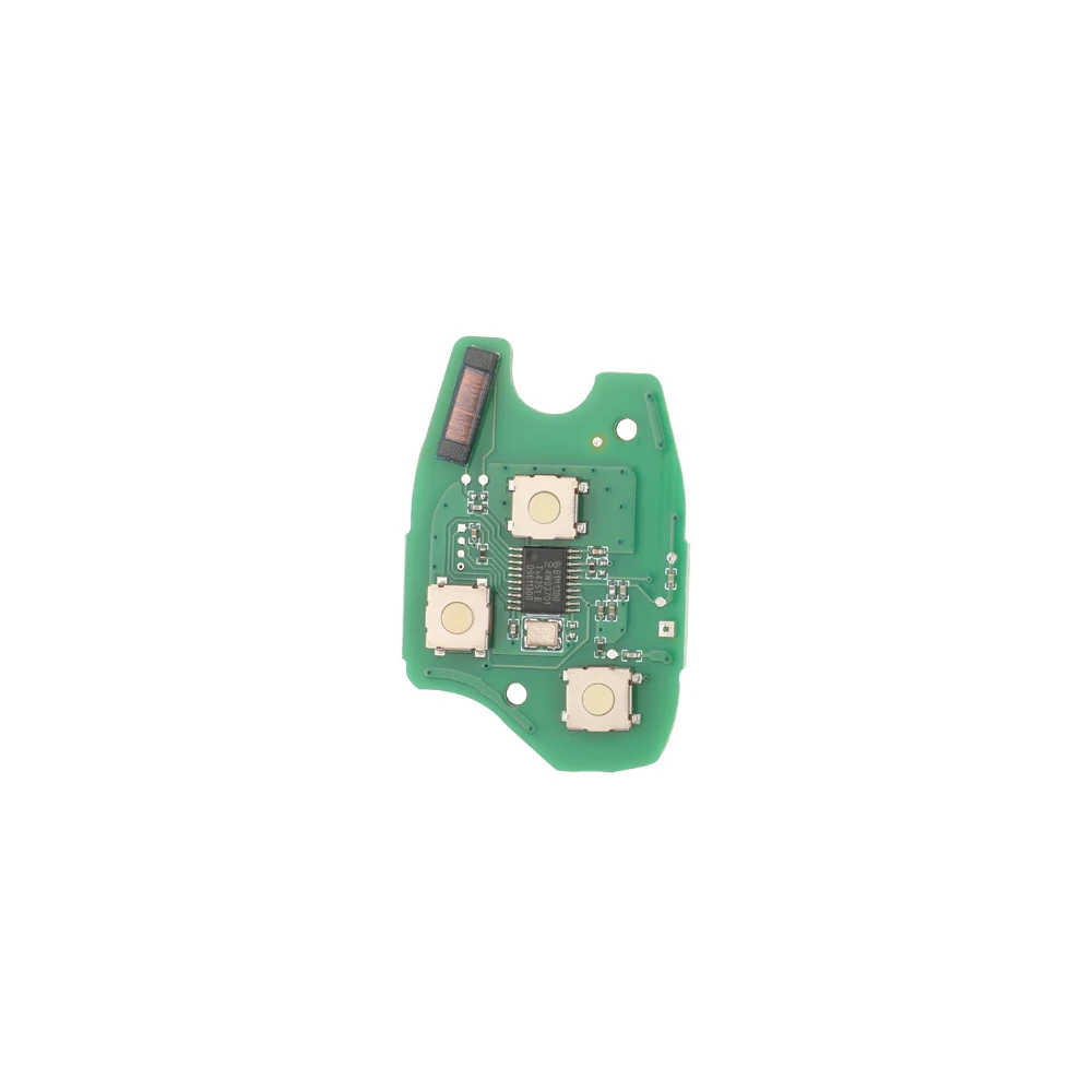 jingyuqin 2/3 Buttons Remote Car Key Circuit Board Fob 434Mhz 4A Pcf7952e/7946/7947 Chip For Renault Clio Scenic Kangoo Megane