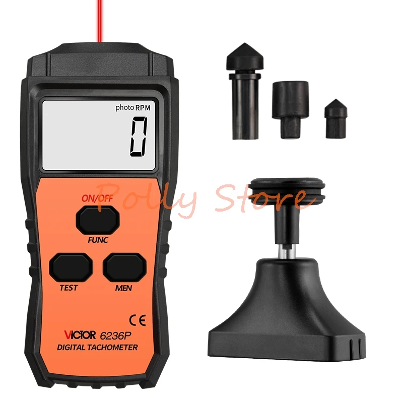 Victor DM6236P(VC6236P) Digital Non-Contact Tachometer RPM Motor Meter