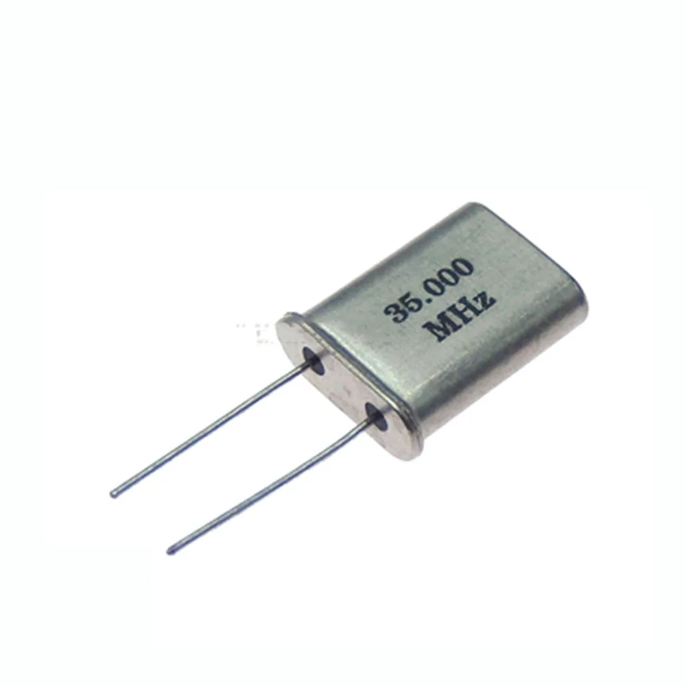 10pcs 49U quartz crystal 35M 35.000MHZ HC-49U in-line two-leg crystal resonator