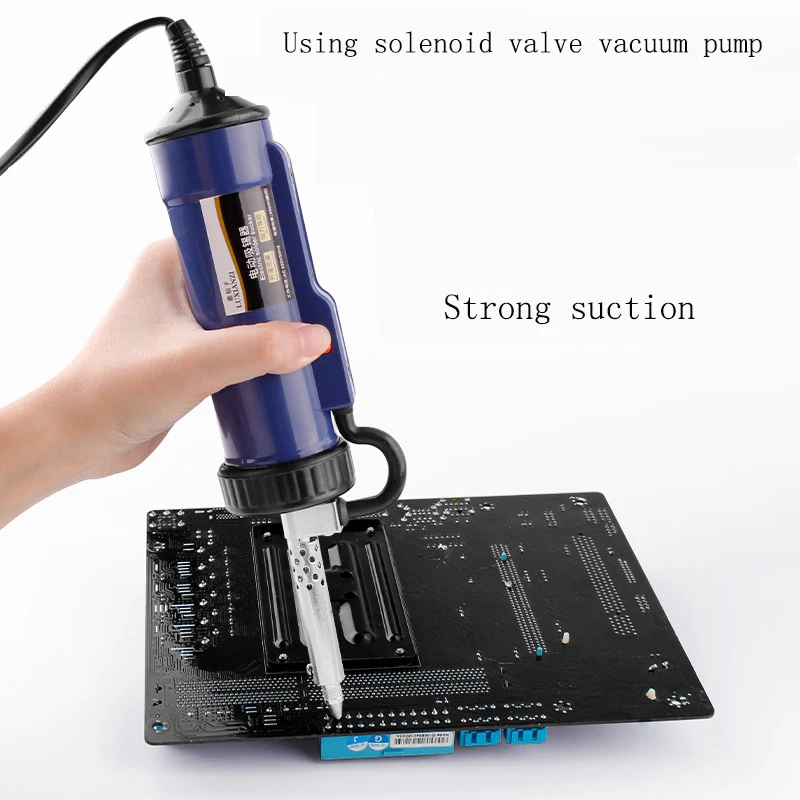 Electric Desoldering Device Dual-Purpose Nozzle Electric Heating Desoldering Pump Vacuum Pump Desoldering Desoldering Desolderin