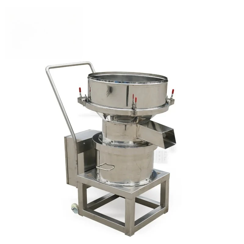 Food Industry Separate Flour Powder Vibrator Sieve Soy Milk Screening Liquid Vibration Screen Circular Vibrating Sifter Machine