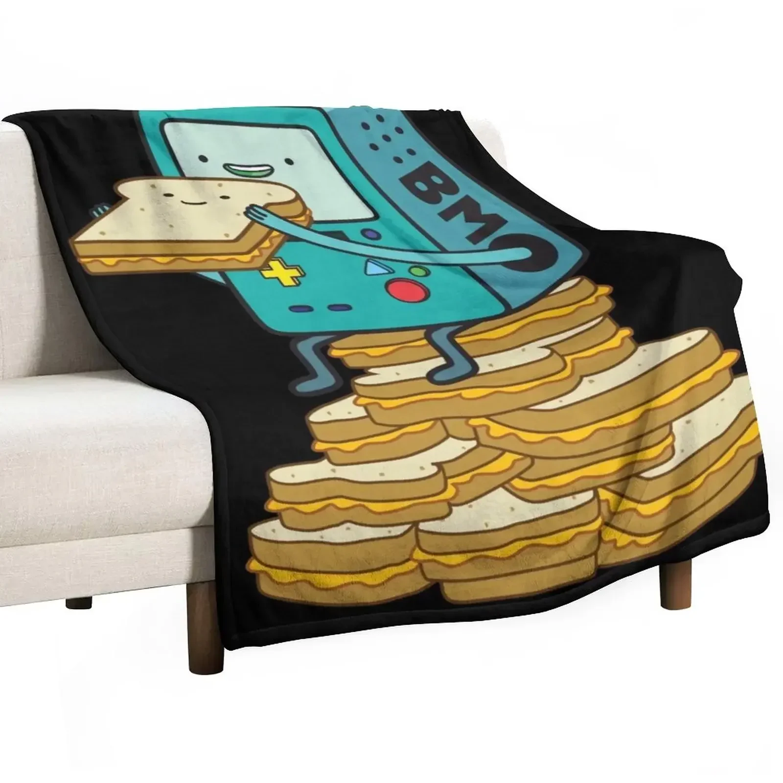 

BMO Throw Blanket Personalized Gift Heavy funny gift Blankets