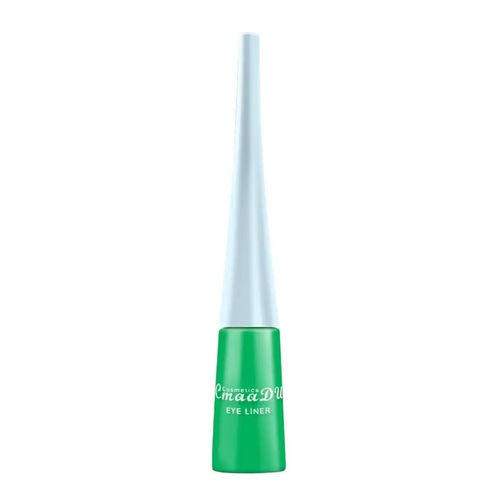 Matita per Eyeliner liquido opaco bianco verde colorato matita per trucco blu impermeabile cosmetici occhi gialli Eye Liquid Green Liner E0J1