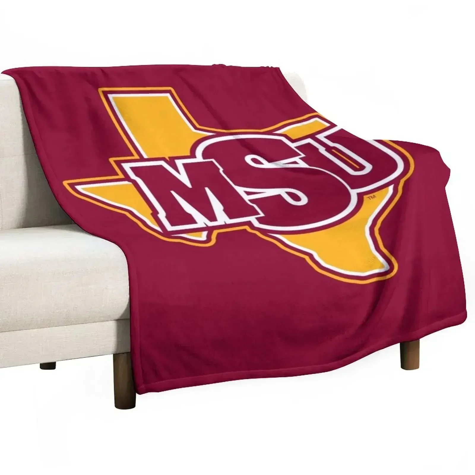 Midwestern State University Throw Blanket warm winter Sofas Thin Fashion Sofas Bed linens Hairys Blankets