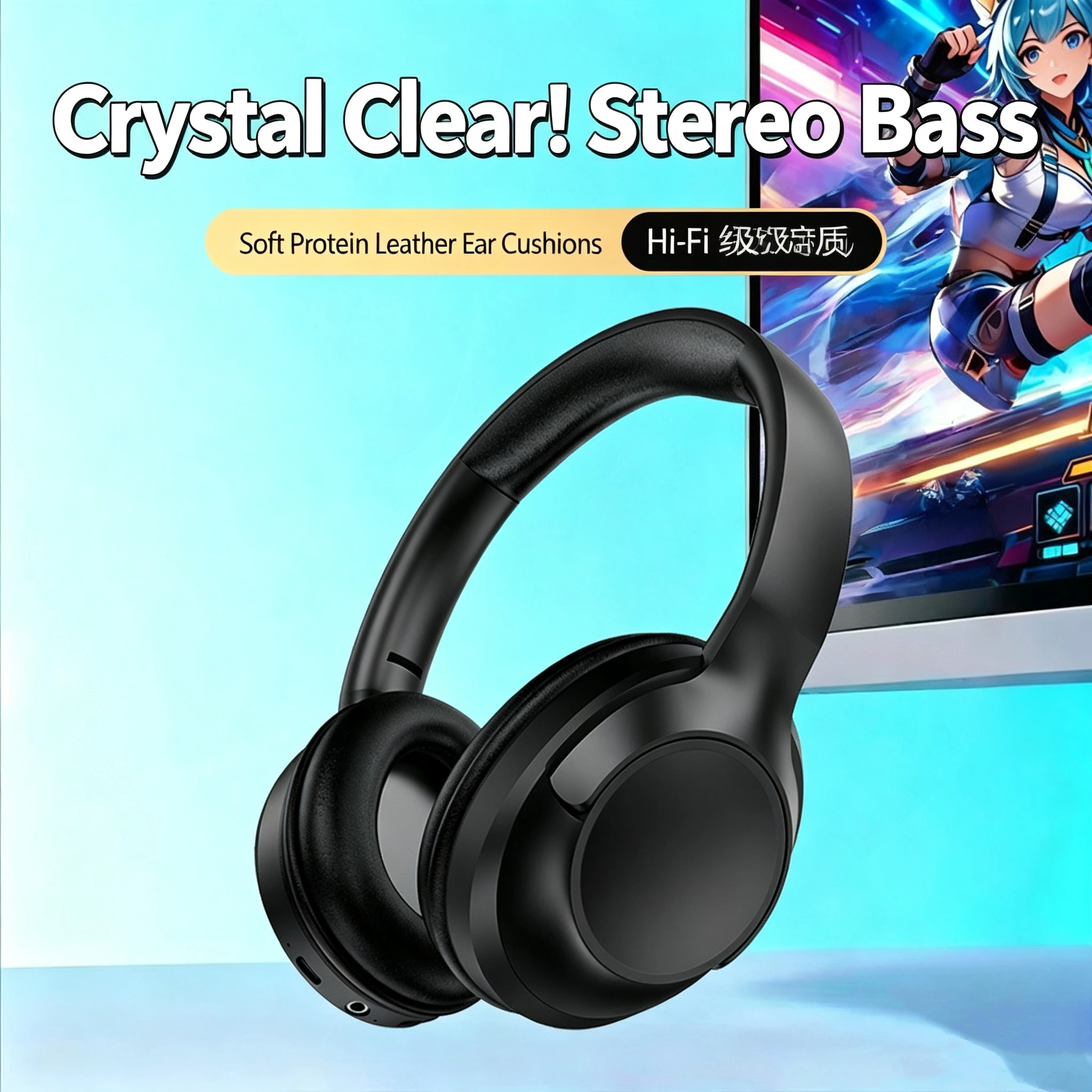 سماعات رأس بلوتوث جديدة C2234  - مراجعة Audio Music Game وسعره