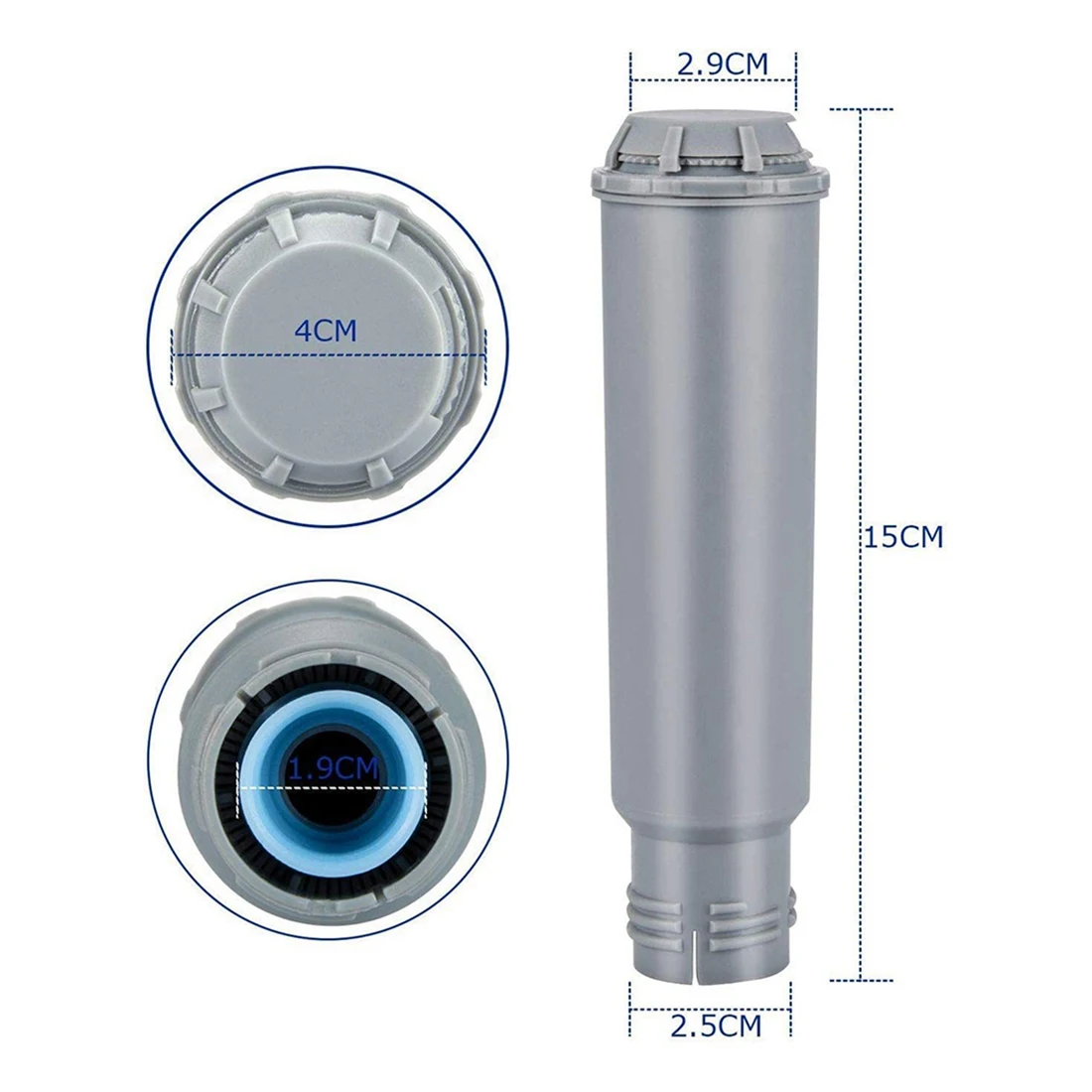 8-delige espressomachine waterfilter voor Krups Claris F088 Aqua filtersysteem, voor Siemens, Bosch, Nivona, Gaggenau, AEG, Neff # A66K