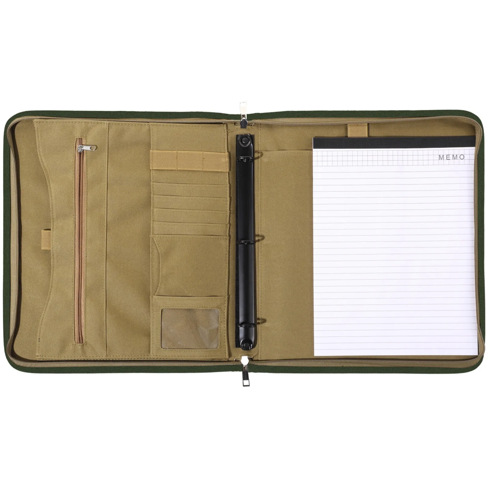 Notebook Binder Large OCP Binder Planner With 25 Sheets Of Letter Size Paper Notebook Cover Detachable 3-Ring Binder Organizer