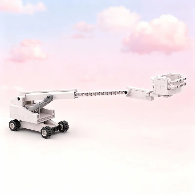 

135pcs MOC MANLIFT City Construction Model Building Blocks DIY Gift Creative Collectible Display Decor Premium Adult Kids Desk