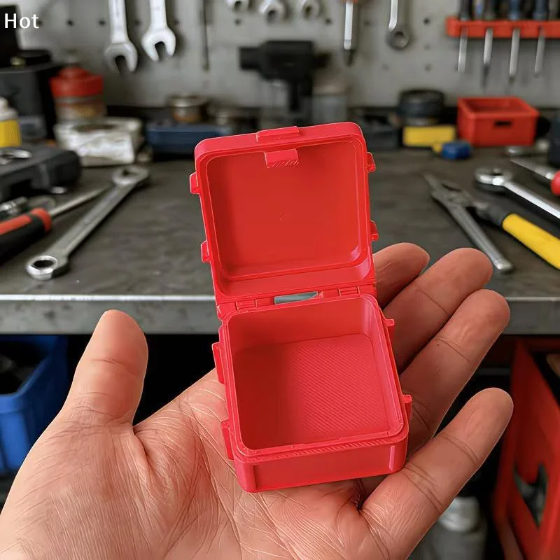 Small Hardware Storage Box, Stackable Design Sealed Bayonet Box Specifically For Screws, Nuts, And Electronic Components