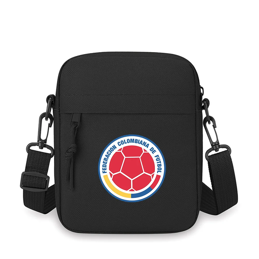 

Red ball shape inside white outline Men Crossbody Bag Single Shoulder Women Cartoon Anime Film Printing Design Unisex