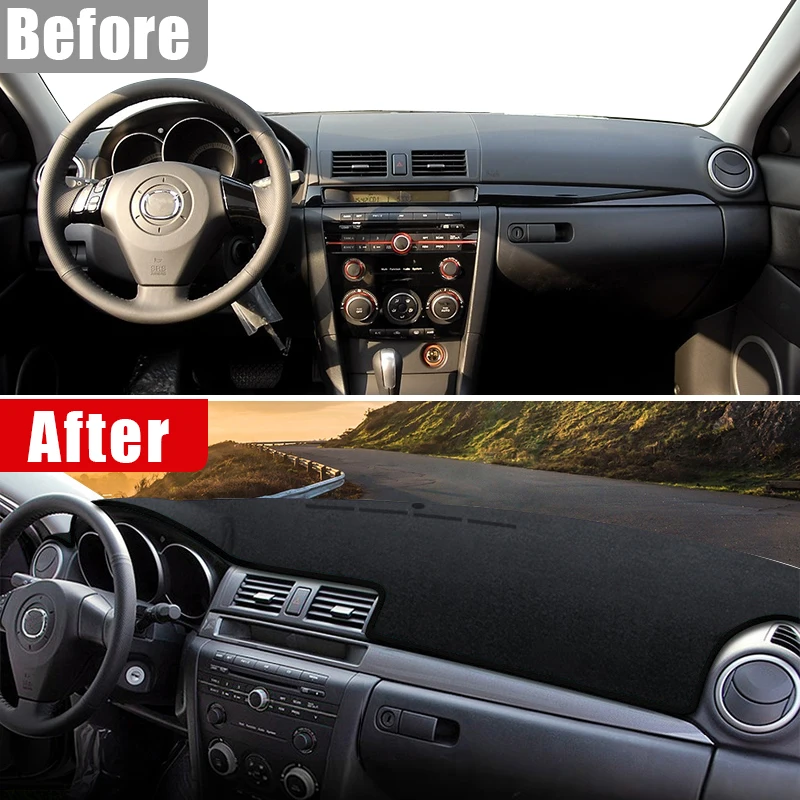 For Mazda 3 BK 2003 2004 2005 2006 2007 2008 2009 Car Dashboard Cover Dash Mat Sun Shade Anti-UV Non-slip Pad Accessories