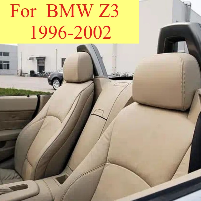 Для BMW Z3 1996-2002 Roadster, 4 шт. чехлов на сиденья из искусственной кожи PU, изготовленных на заказ.