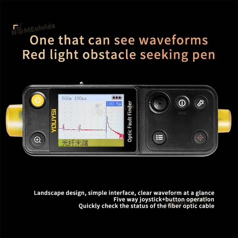 OFW Optic Fault Finder 20KM Fiber Ranger FTTB FTTH Breakpoint Tester Meter Event Blind Zone 25m