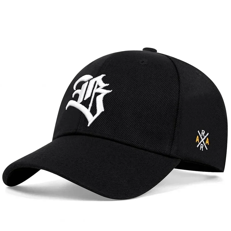 Unisex Personality B Letter Embroidery Baseball Cap Spring and Autumn Outdoor Adjustable Casual Hats Hip Hop Sunscreen Hat