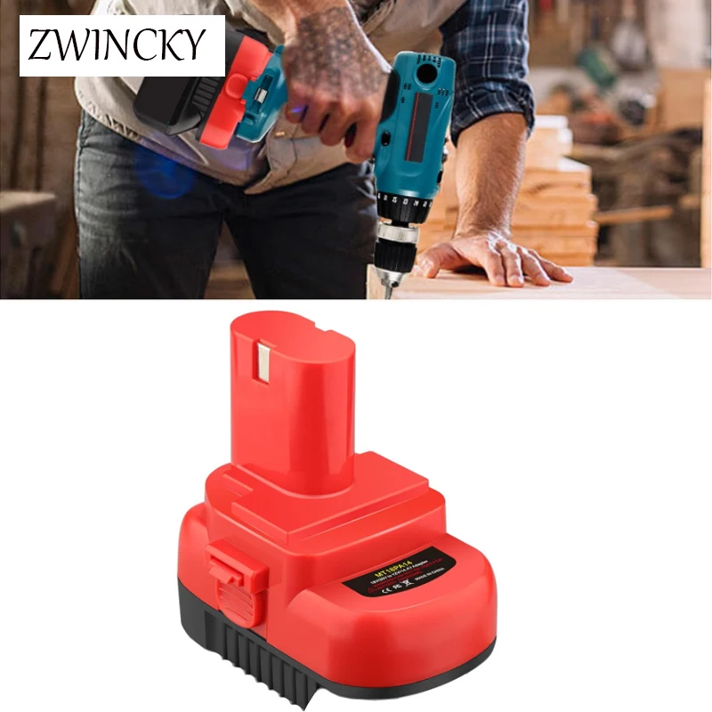Адаптер для Ni-Cd Ni-Mh инструмента Makita 12 В для литиевой батареи Makita 18 В LXT, конвертер в Ni-Cd/Ni-Mh батареи Makita 12 В 14,4 В